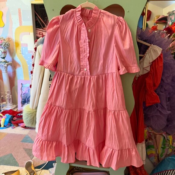 Poppy Angeloff size medium pink dress. Maybe tried on once like new rare! - Picture 3 of 8